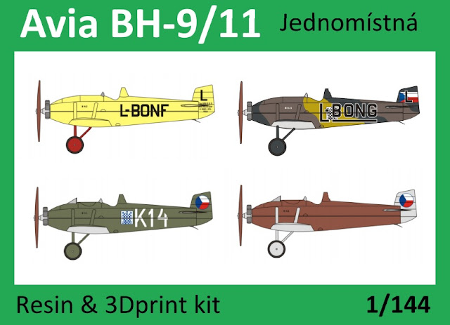 1/144 Avia BH-9/11 single-seat/two-seaters - Vizi Models
