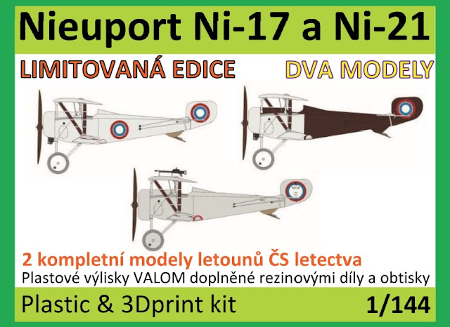 Nieuport Ni-17 and 21, Ni-21 and 23 Czechoslovak Nieuports - Vizi Models