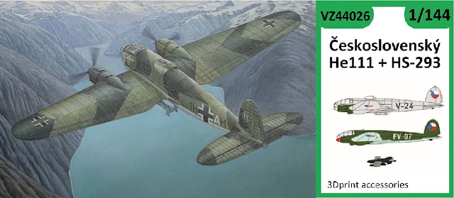 1/144 Czechoslovak He-111 and HS-293 / He-11 and Jumo 004 - Vizi Models